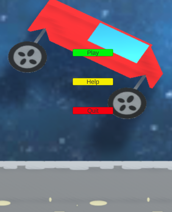 2D Car Space Racer